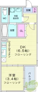 GREEN ACE 2【1階】の間取り