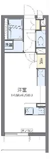 1Rの間取り画像