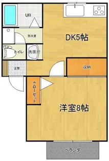 新潟県新潟市中央区堀之内南1【アパート】の間取り