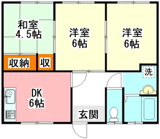 スティングレイス・コート【2階】の間取り