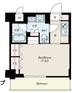 S-RESIDENCE木場fluspark【7階】の間取り