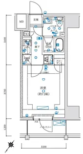 1Kの間取り画像