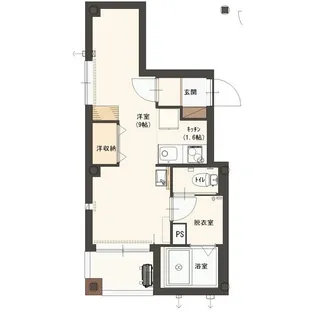 1Kの間取り画像