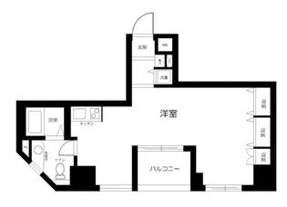 東京都台東区上野1【マンション】の間取り