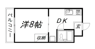 マンションアリア【2階】の間取り