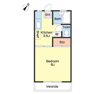 ロイヤルヒルアビコB棟【1階】の間取り