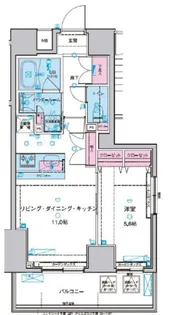 ジェノヴィア浅草2スカイガーデン【11階】の間取り