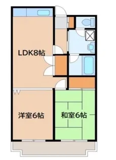 蒲田モリコーポ【1階】の間取り