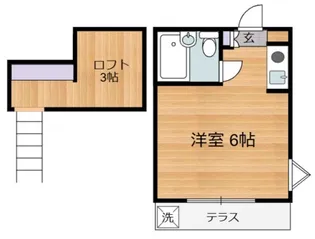 ステージ境南B【1階】の間取り