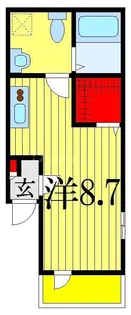 千葉県船橋市前原東3【アパート】の間取り