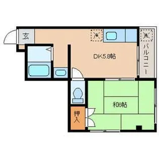 南風【3階】の間取り