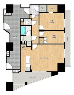 レーベン川口元郷Sta.Front【5階】の間取り