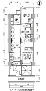 東雲キャナルコートCODAN21号棟【5階】の間取り