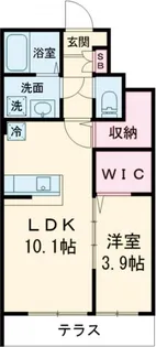 プルメリア【1階】の間取り