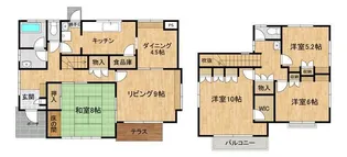千葉県流山市長崎1【一戸建】の間取り