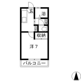 メゾン21 B【2階】の間取り