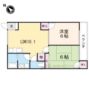 ハイツ新町【2階】の間取り
