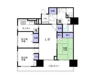 プリメール柳島【4階】の間取り