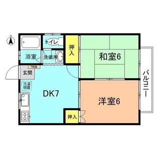 グレイスビュー【2階】の間取り