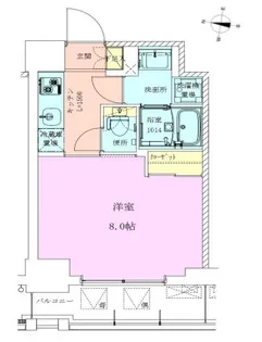清澄白河レジデンス参番館【9階】の間取り