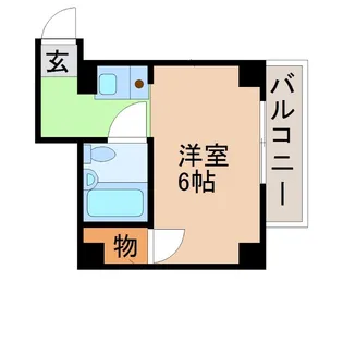 愛知県名古屋市東区代官町【マンション】の間取り