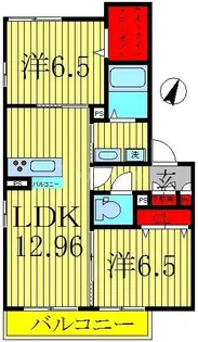 ヴェルデおおたかの森 II番館【3階】の間取り