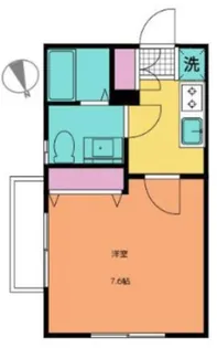 ドエル馬絹C【1階】の間取り
