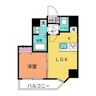 東京都品川区南大井4【マンション】の間取り