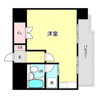 シャトー元町【4階】の間取り