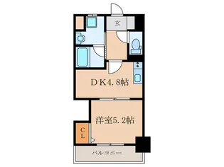 THE SQUARE Platinam Residence【11階】の間取り