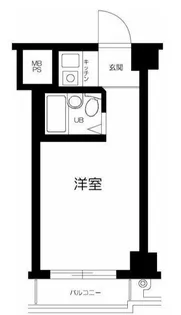 東京都新宿区舟町【マンション】の間取り