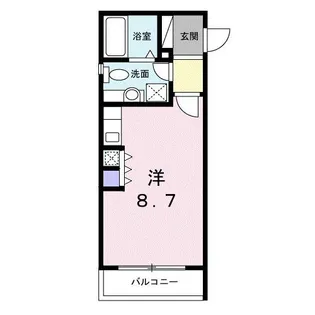 アーバン・ケティーズ【1階】の間取り