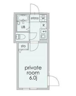 ヴィル中落合【1階】の間取り