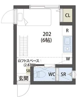 【内見可能】SiestaVilla上鷺宮の杜 East棟【2階】の間取り