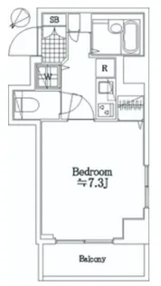 グランド ガーラ横浜関内【8階】の間取り