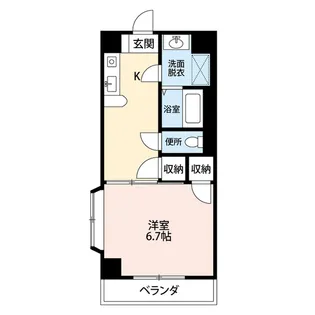 ミナミCity【4階】の間取り