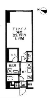 バレーヌ大森山王【1階】の間取り
