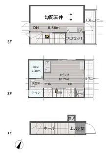 リバティ保谷/2階【2階】の間取り