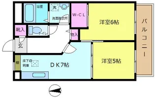 ソレイユ【1階】の間取り