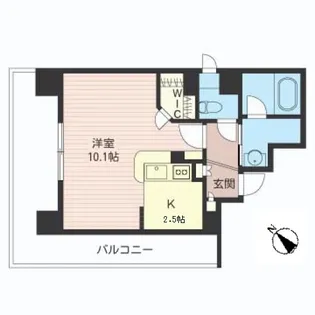 キャナルステージ芝浦【10階】の間取り