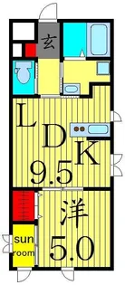 ラヴィエント綾瀬【3階】の間取り
