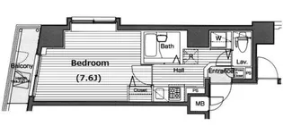 ガラ・ステーション四谷三丁目【3階】の間取り