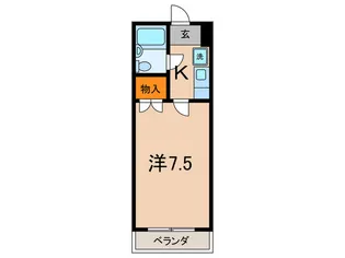 ピアッツァ六甲【4階】の間取り