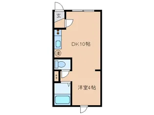 パークサイド貴【4階】の間取り