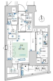 フェルクルール秋葉原【5階】の間取り