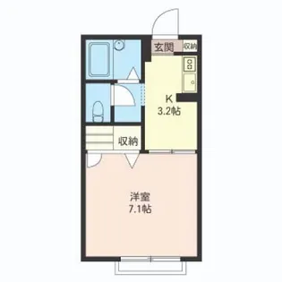 ジュネスドミール【2階】の間取り