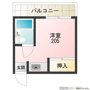 メゾン高【2階】の間取り