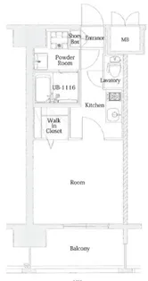 エンクレスト天神MODE 812【8階】の間取り