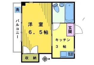 第2青美ハイツ【2階】の間取り