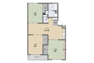 トリヴァンベール桜井【1階】の間取り